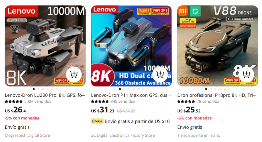 como comprar un dron en aliexpress